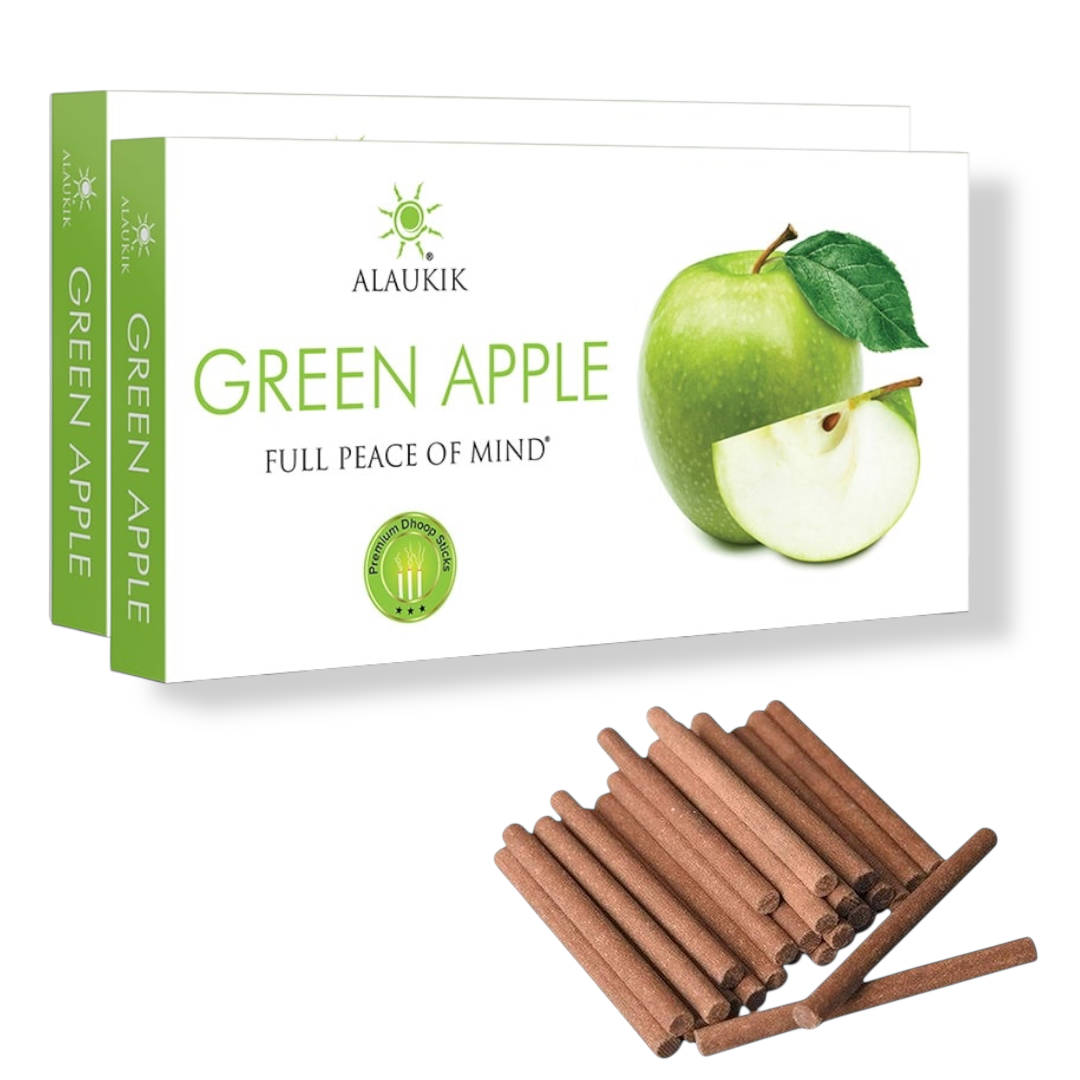 Incienso ALAUKIK Premium | Dhoop Sticks 100 g | Coleccion Dhoop | Porta Incienso Incluido