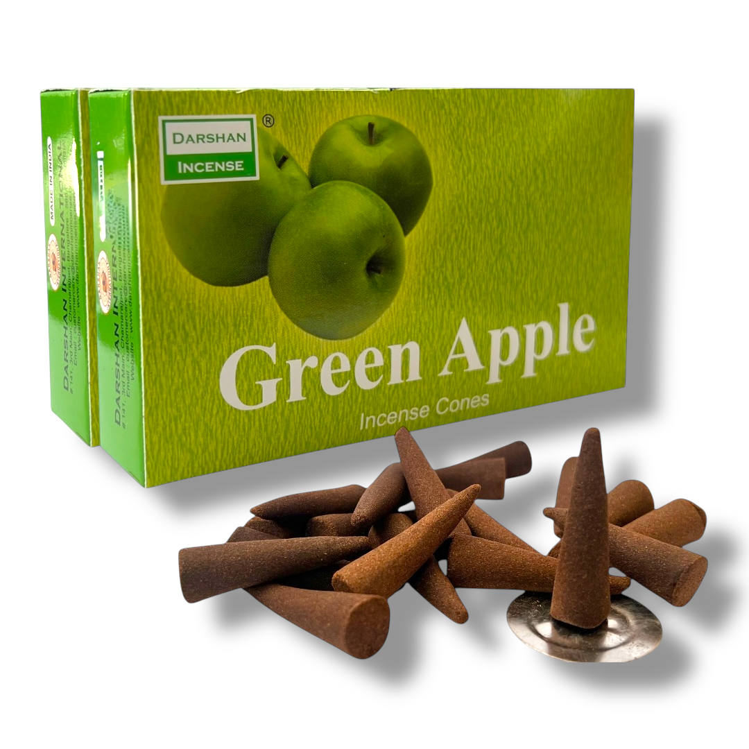 Incienso Conos DARSHAN | Flujo Normal 40 pz | Distintos Aromas Hechos a Mano en la India |