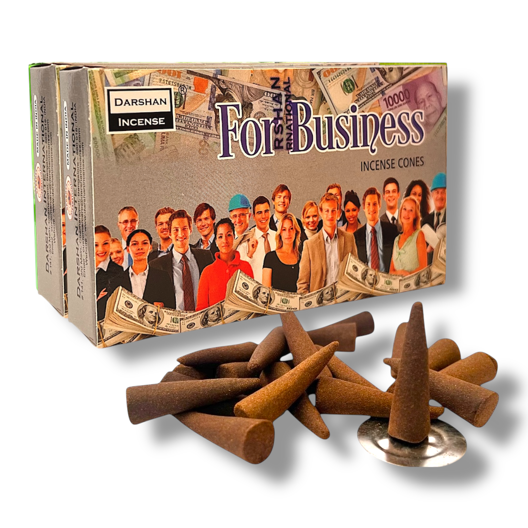 Incienso Conos DARSHAN | Flujo Normal 40 pz | Distintos Aromas Hechos a Mano en la India |