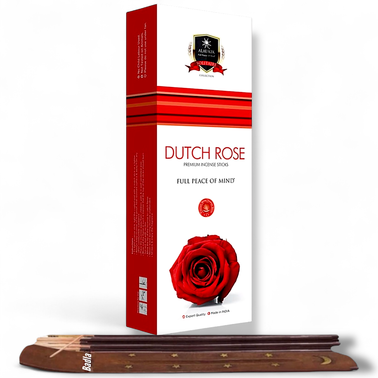 Incienso ALAUKIK Premium | Varitas 250 g | Colección Jumbo | Porta Incienso Incluido