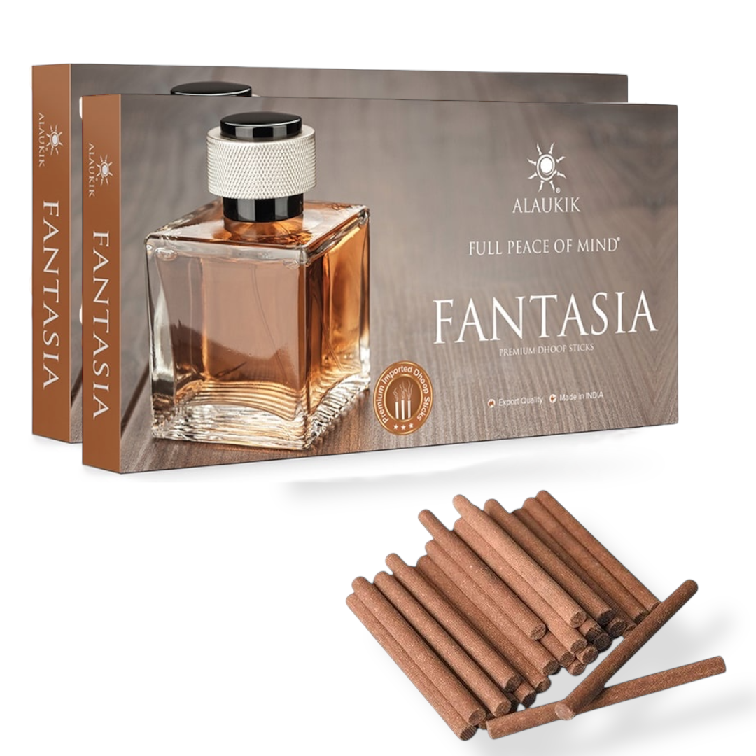 Incienso ALAUKIK Premium | Dhoop Sticks 100 g | Coleccion Dhoop | Porta Incienso Incluido