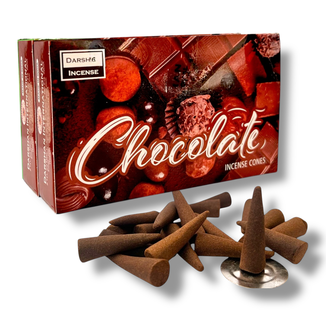 Incienso Conos DARSHAN | Flujo Normal 40 pz | Distintos Aromas Hechos a Mano en la India |
