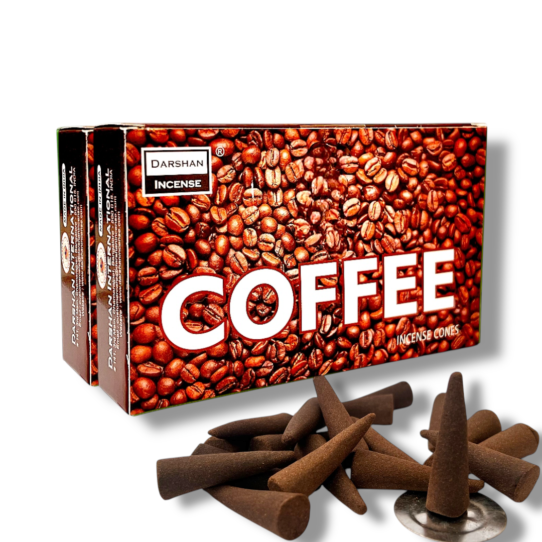 Incienso Conos DARSHAN | Flujo Normal 40 pz | Distintos Aromas Hechos a Mano en la India |