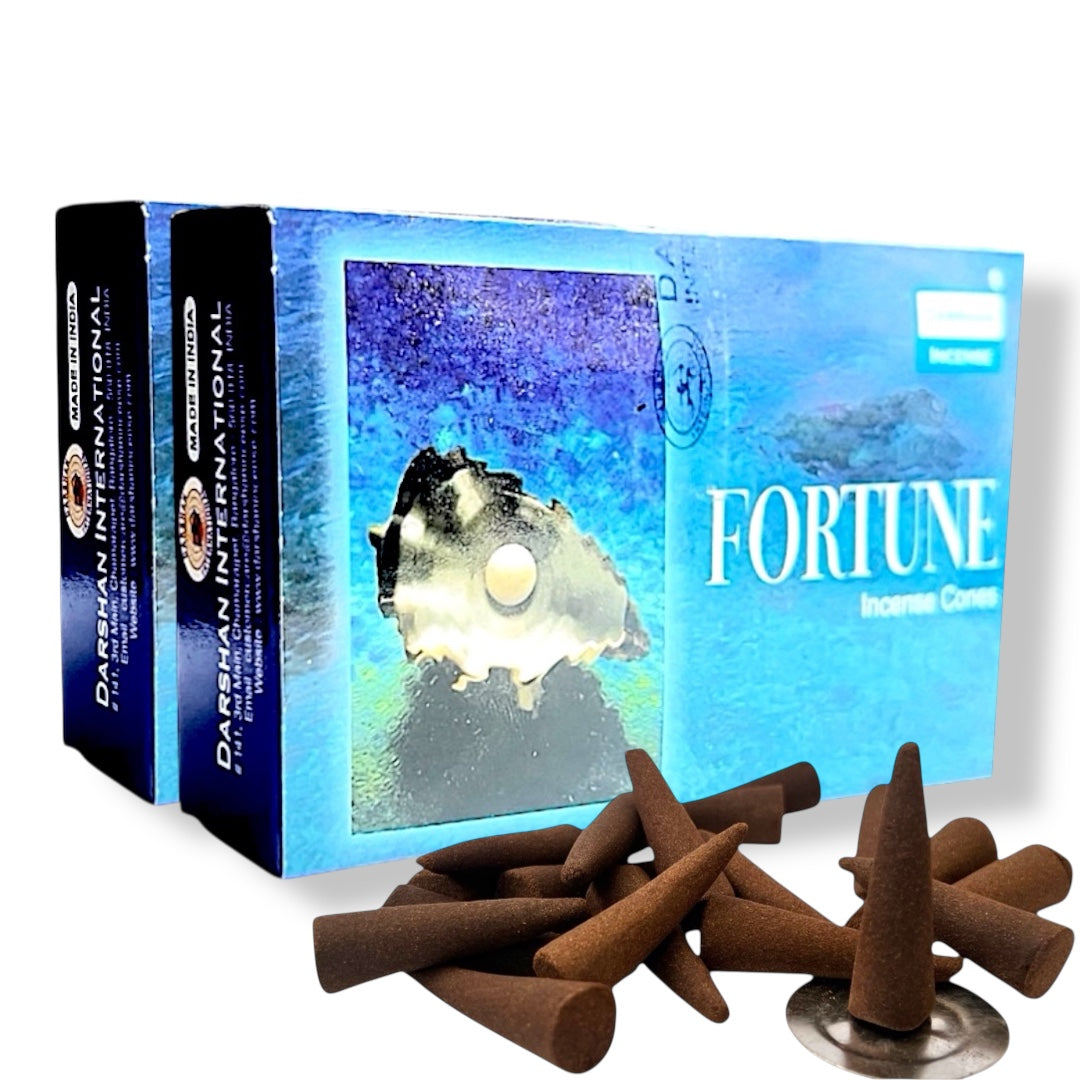 Incienso Conos DARSHAN | Flujo Normal 40 pz | Distintos Aromas Hechos a Mano en la India |