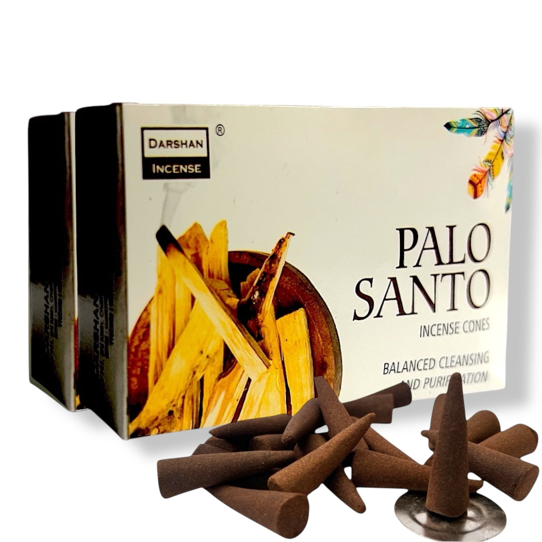 Incienso Conos DARSHAN | Flujo Normal 40 pz | Distintos Aromas Hechos a Mano en la India |