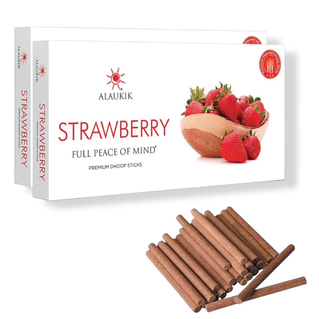 Incienso ALAUKIK Premium | Dhoop Sticks 100 g | Coleccion Dhoop | Porta Incienso Incluido